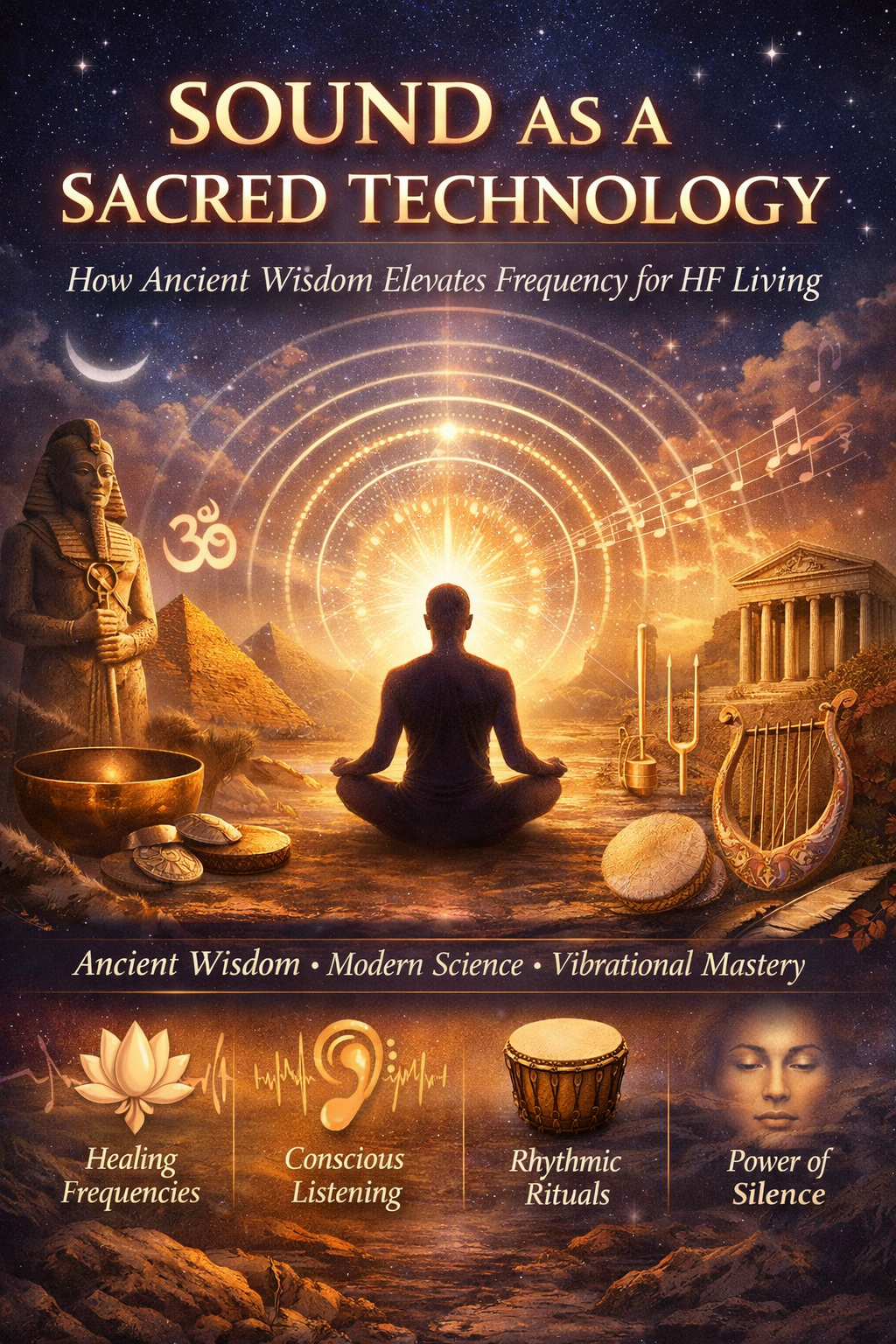 Sound as a Sacred Technology: How Ancient Wisdom Uses Music to Elevate Frequency for HF Living